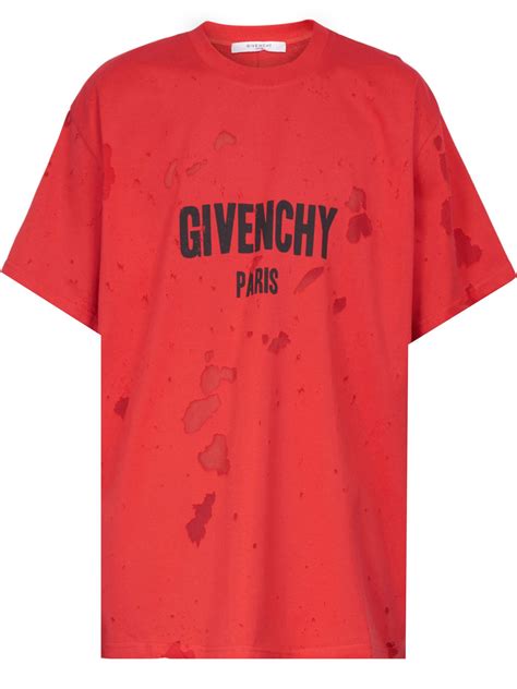 givenchy tshirt rood|givenchy t shirt men price.